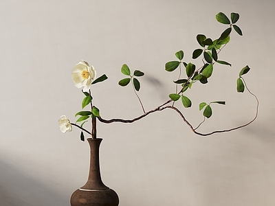 新中式花艺 花艺摆件 玄关摆件