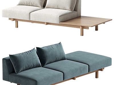 日式三人沙发 沙发