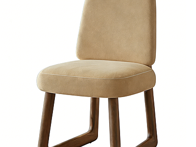 奶油风餐椅 餐椅