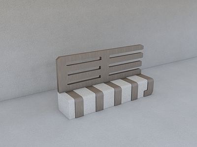 极简主义公共座椅 马年座凳