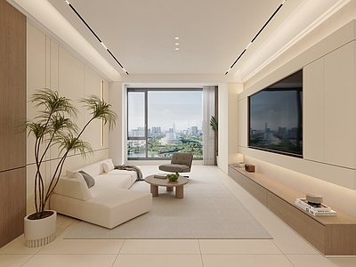 奶油风家居客厅 客厅 奶油风客厅