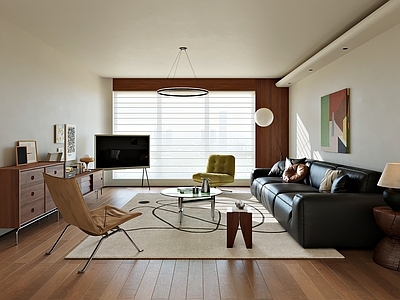 现代简约家居客厅