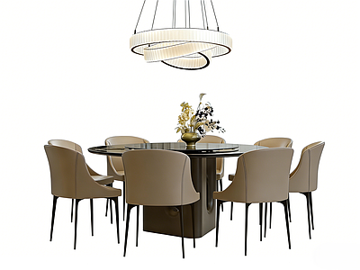 现代简约餐椅 餐桌椅组合