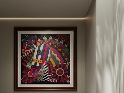 现代简约挂画 现代美式挂画 法式轻奢挂画 红色挂画 美式复古挂画 中古挂画