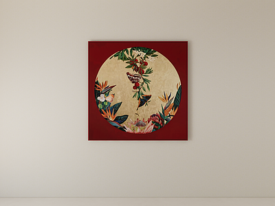 新中式挂画 装饰画 挂画
