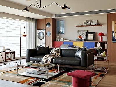 中古风家居客厅