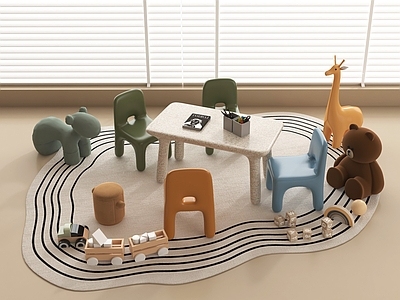 现代儿童桌椅 儿童桌椅