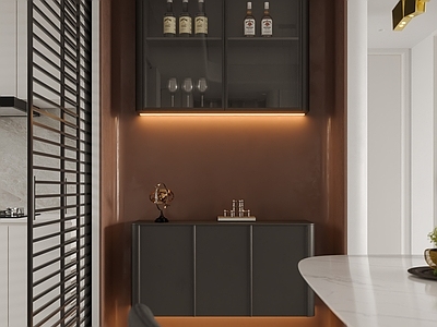 现代简约餐边柜 酒柜 餐厅