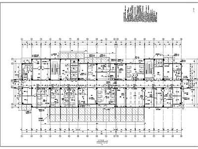 现代医院建筑 住院楼建筑 施工图