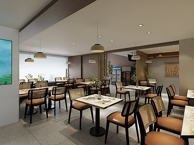 现代简约中餐厅 餐饮 餐厅