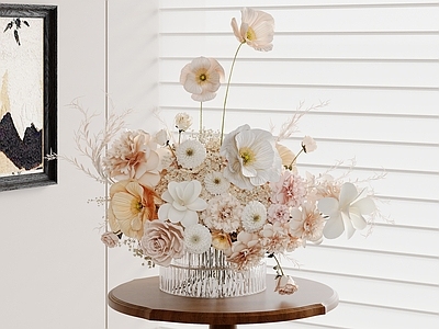 奶油风花艺