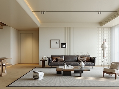 中古挑空客厅 客餐厅 复式客餐厅 沙发组合