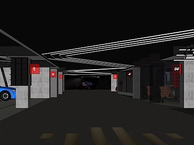 现代工业风汽车4S店