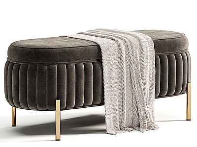 意式轻奢床尾凳