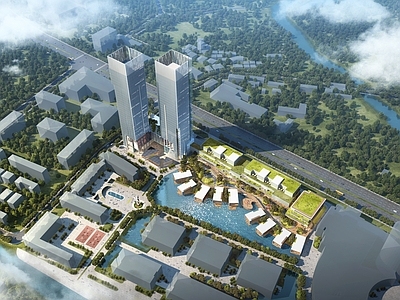 现代主义商业综合体