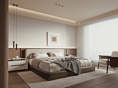 现代简约主卧