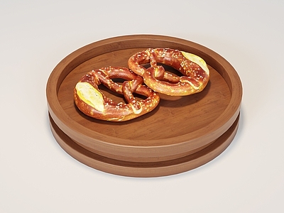 原木风托盘 复古中古面包托盘 面包碱水欧包吐司 面包陈列道具 复古摆件