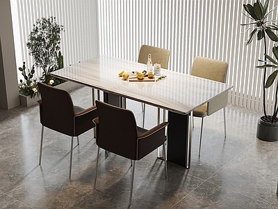 现代简约餐桌
