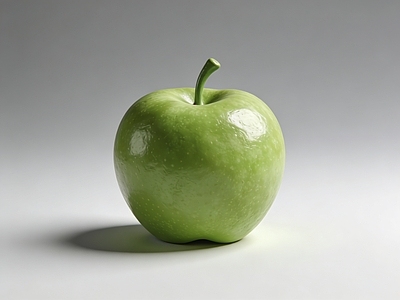 极简水果蔬菜 青苹果 绿苹果 雕塑 美陈 摆件