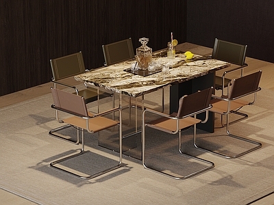 现代简约餐桌椅