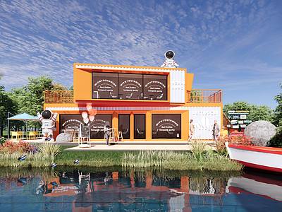 现代其他商业建筑 集装箱 商业 餐饮 现代