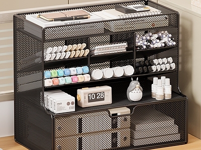 现代简约办公用品 笔筒 文具 文件夹 书本 摆件