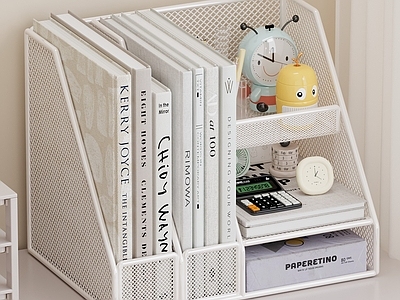 奶油风办公用品 文具 书本 书桌b 摆件 书房