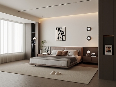 现代简约主卧