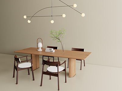 原木风餐桌椅 中古风餐桌椅 原木风餐桌椅