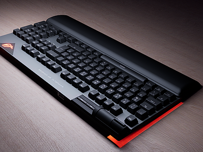 现代电竞风其他数码器材 华硕机械键盘 rog玩家国度 电竞房 电子产品 桌搭