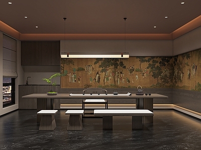 新中式茶馆 新中式 会所