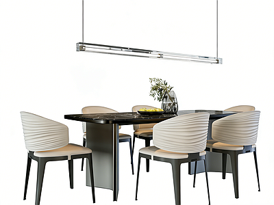 现代简约餐椅 餐桌椅组合