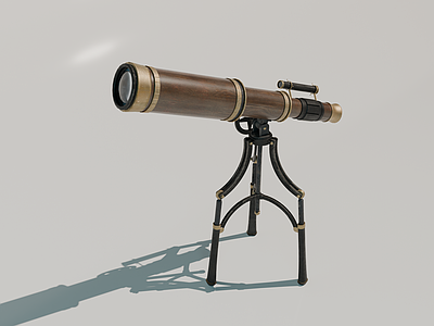 复古其他数码器材 中世纪望远镜 复古望远镜 欧式天文望远镜