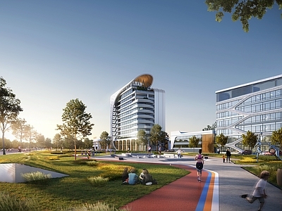 现代体育建筑 风格酒店 体育馆 住宅