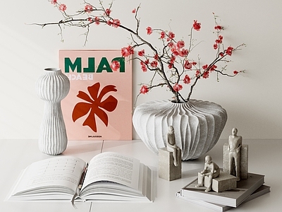 极简摆件组合 装饰摆件组合 花艺摆件 饰品摆件 法式摆件 桌面摆件