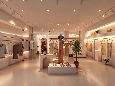 奶油风服装店 服装店 女装店