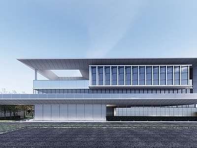 现代售楼处建筑