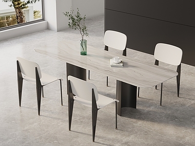 现代简约餐桌椅