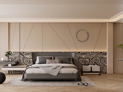 现代简约主卧