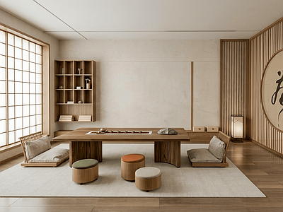 日式禅意茶室 新中式茶室 榻榻米茶室