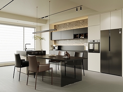 现代简约家居餐厅