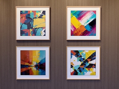 现代简约挂画组合