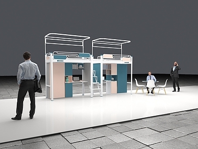 现代简约上下床