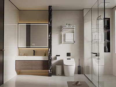 现代简约卫生间