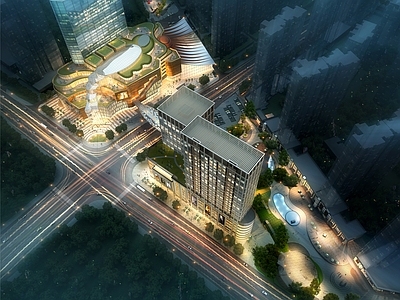 现代主义商业综合体 商业综合体