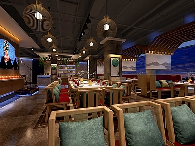 新中式中餐厅 新中式中餐厅 新中式火锅店