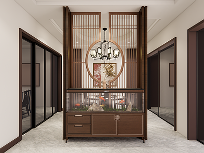 新中式玄关