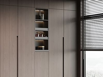 极简衣帽间 衣柜