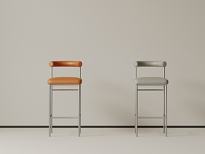 极简吧椅 现代中古吧椅 复古吧椅 极简布艺吧凳 侘寂木吧凳 金属吧凳