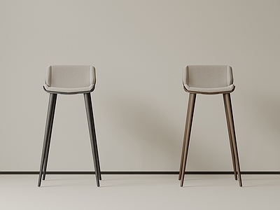 极简吧椅 现代中古吧椅 复古吧椅 极简布艺吧凳 侘寂木吧凳 金属吧凳